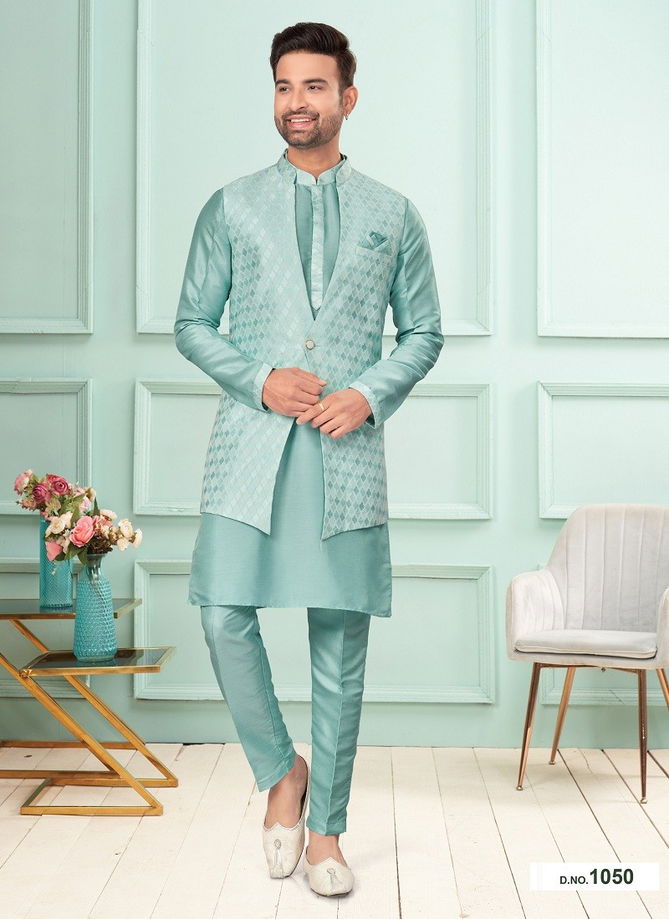 GS Fashion Wedding Wear Mens Designer Modi Jacket Kurta Pajama Wholesale Online