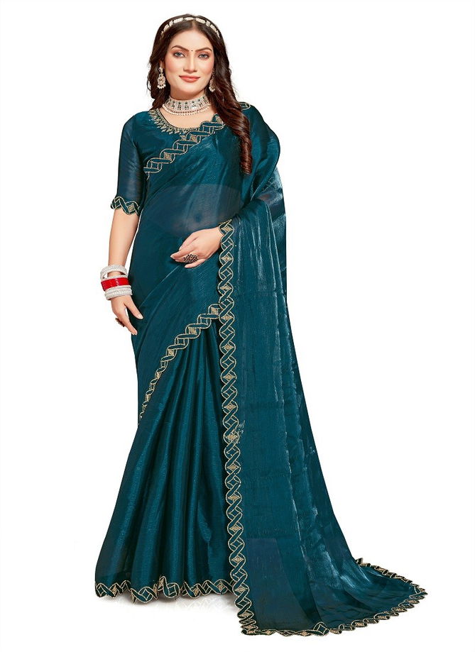 Krisha By Nari Fashion Desginer Jimmy Choo Silk Saree Wholesale Online