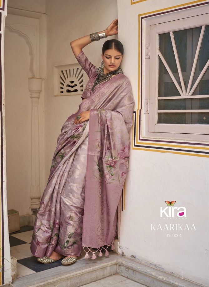 Kaarika By Kira Soft Cotton Silk Printed Saree Orders In India