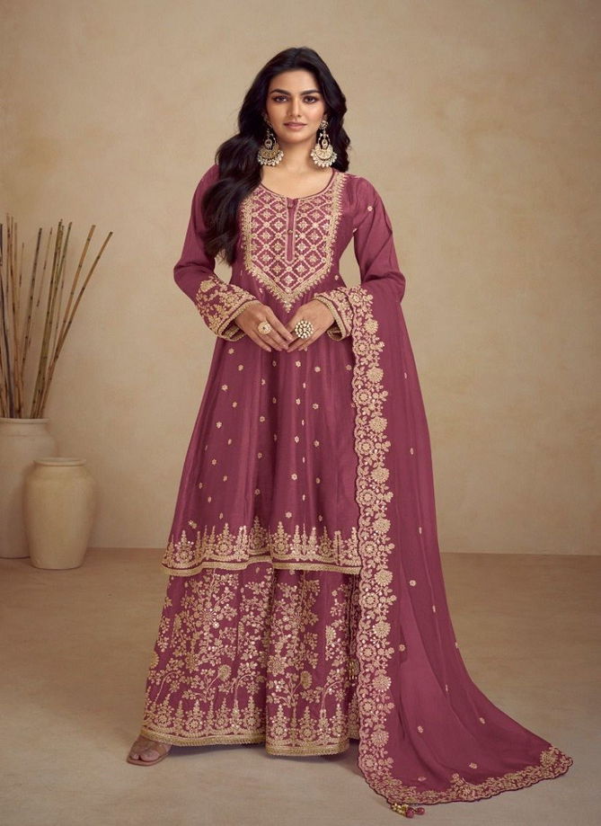 Rihaana By Gulkayra Real Chinon Readymade Suits Exporters In India