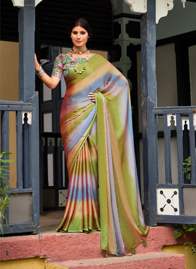 Aruna Vol 4 By Stavan Velvet Chiffon Designer Wear Saree Orders In India