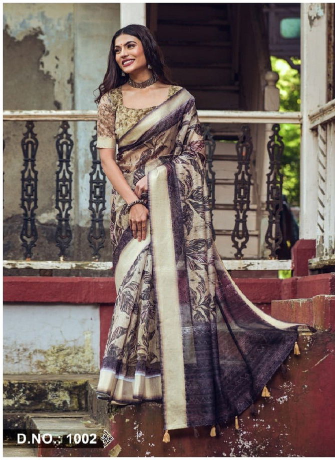 Blossom By Kira Printed Saree Catalog