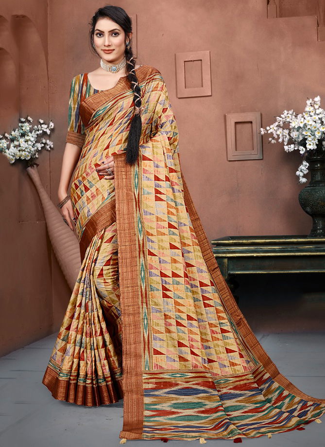 Multi Colour Rutba Digital Vol 2 Fancy Wear Wholesale Printed Sarees 1301