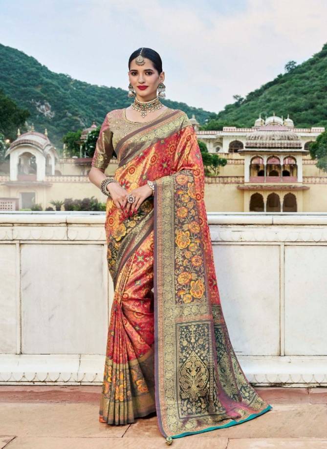 Rutba Vol 5 By Krishna Gokul Silk Sarees Catalog