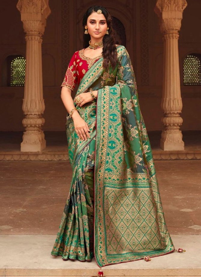 Rutba Vol 7 Wedding Wear Wholesale Silk Sarees 