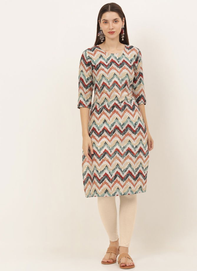 Ikat By Fabhuman Trendz Printed Kurti Catalog