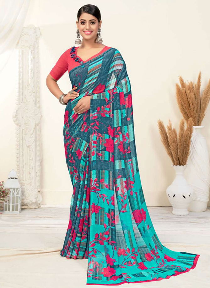 Jhalak By Ishika 8301 To 8314 Printed Sarees Catalog 