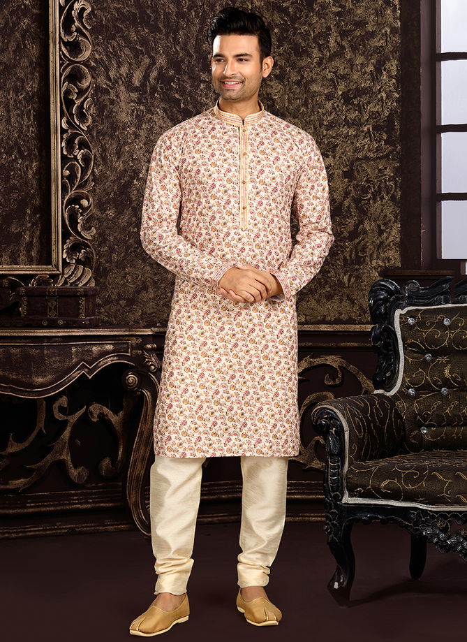 Multi Outluk 115 Festive Wear Mens Kurta Pajama Catalog 115004