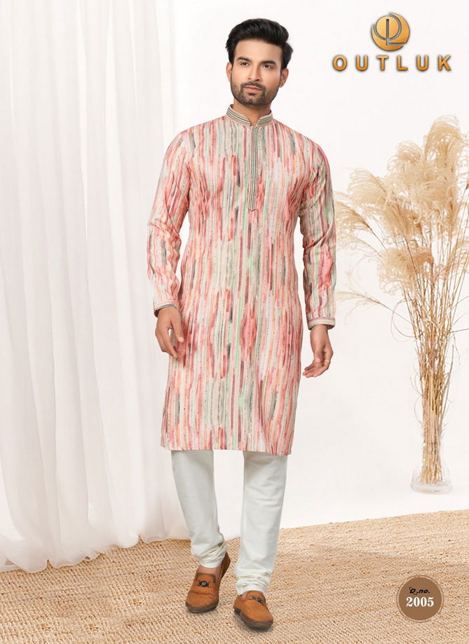 Outluk Wedding Collection 2 Mens Wear Cotton Kurta Pajama Catalog