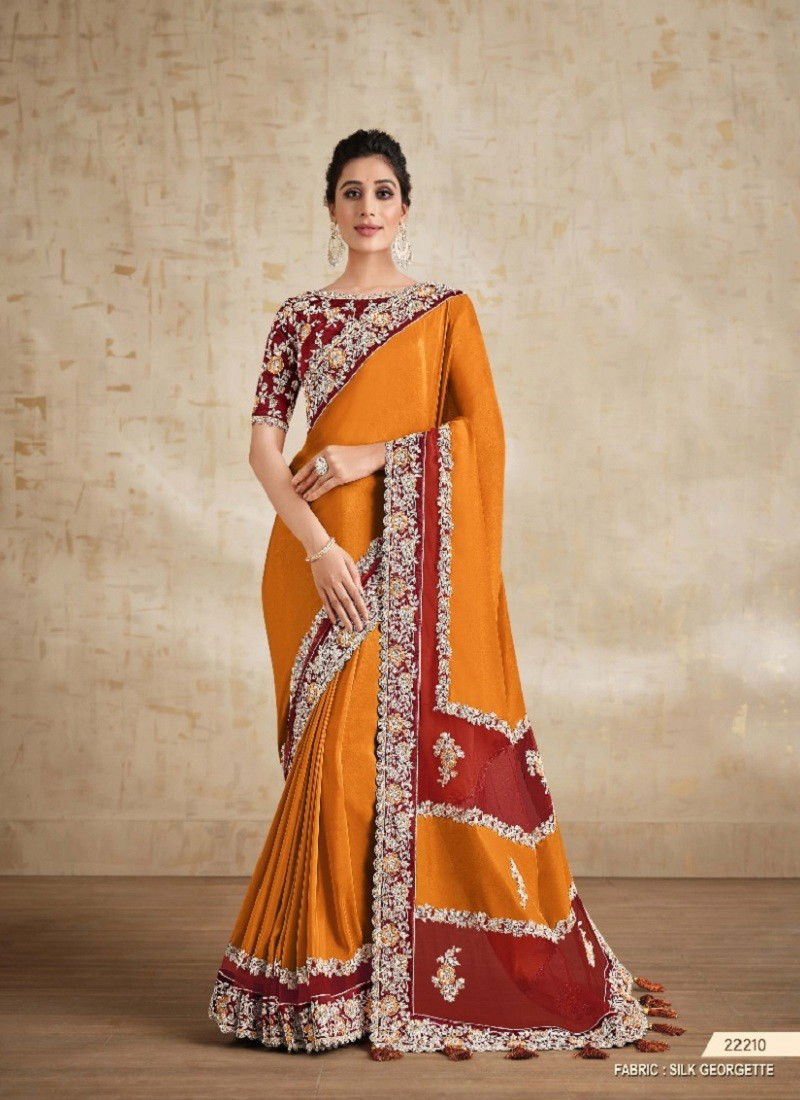 Alyona By Mahotav Party Wear Saree Catalog