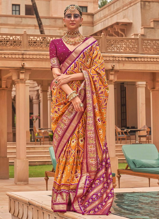 Shahi Patola Ethnic Wear Wholesale Silk Sarees Catalog