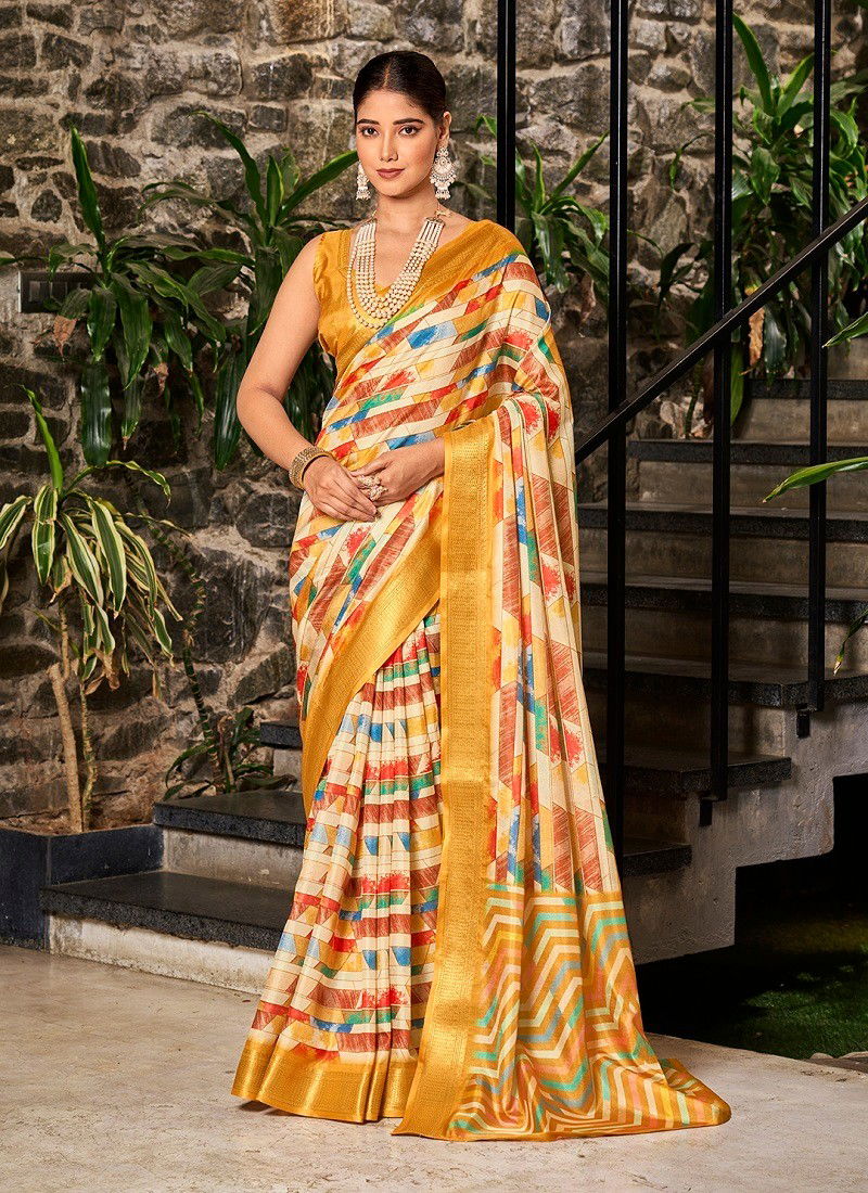 SS 178 Women Geometric Printed Saree Wholesale Market In Surat With Price