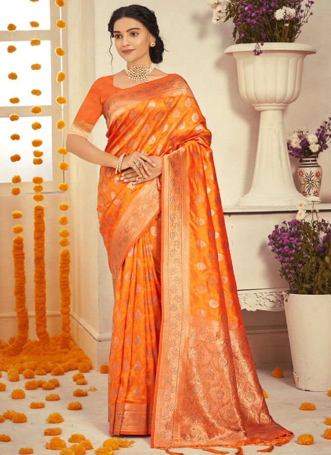 Sangam Ethnic Wear Wholesale Silk Sarees Catalog