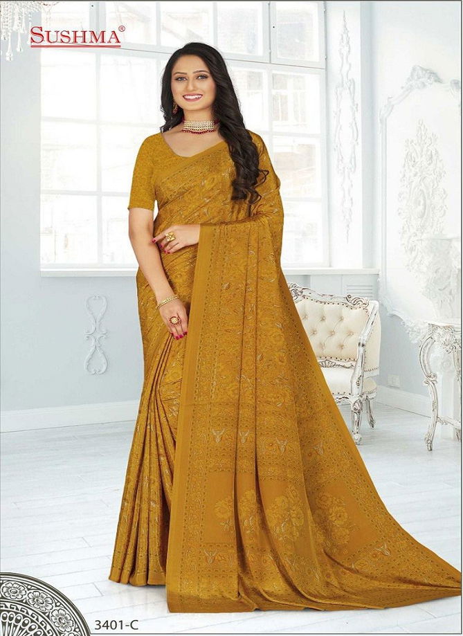 Sushma Set 34 Dailywear Saree Catalog