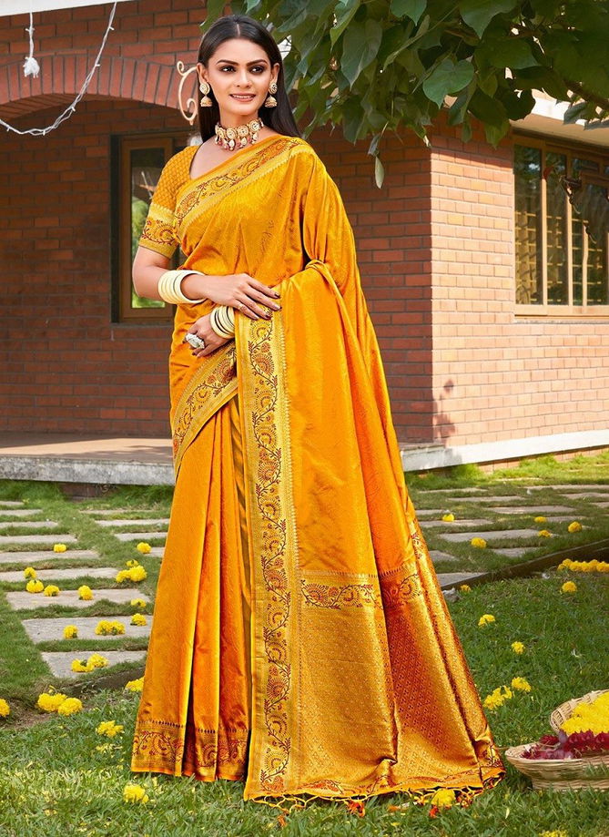 Susobhana Silk By Bunawat Kanjivaram Silk Wedding Wear Sarees Wholesale Market In Surat