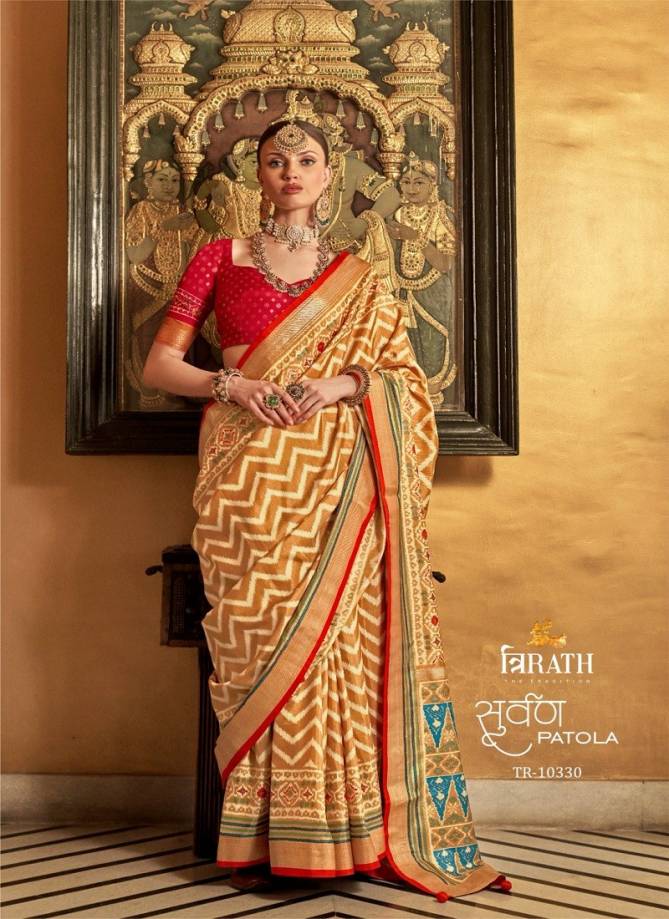 Suwarna Patola By Tirath Mercerized Sigma Silk Occasion Wear Wholesale Saree In India