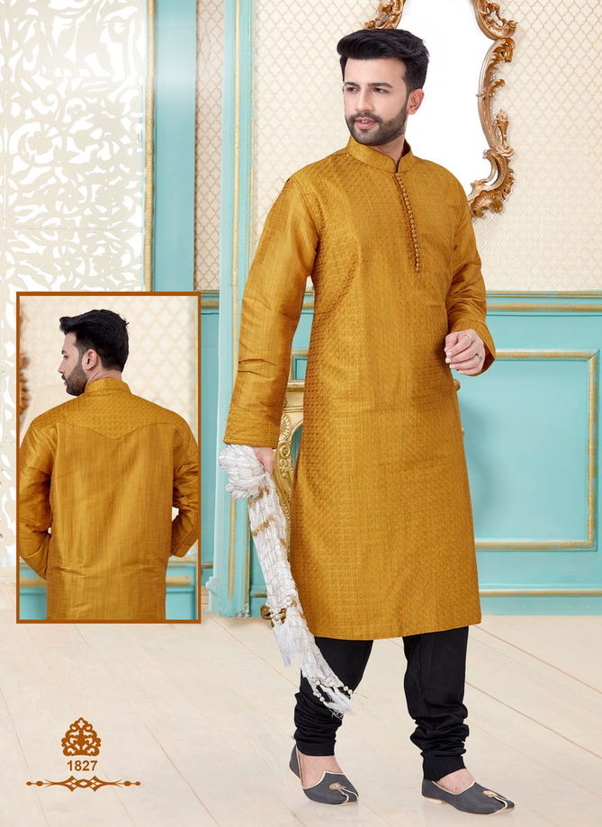 Eid Special Dupion Silk, Linen Cotton and Banarasi Silk Designer and Party Wear Dhoti style and Chdidar Style Kurta Collections