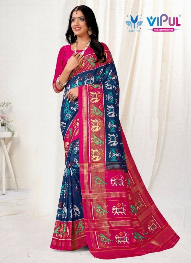 Kathi Silk By Vipul Printed Saree Catalog