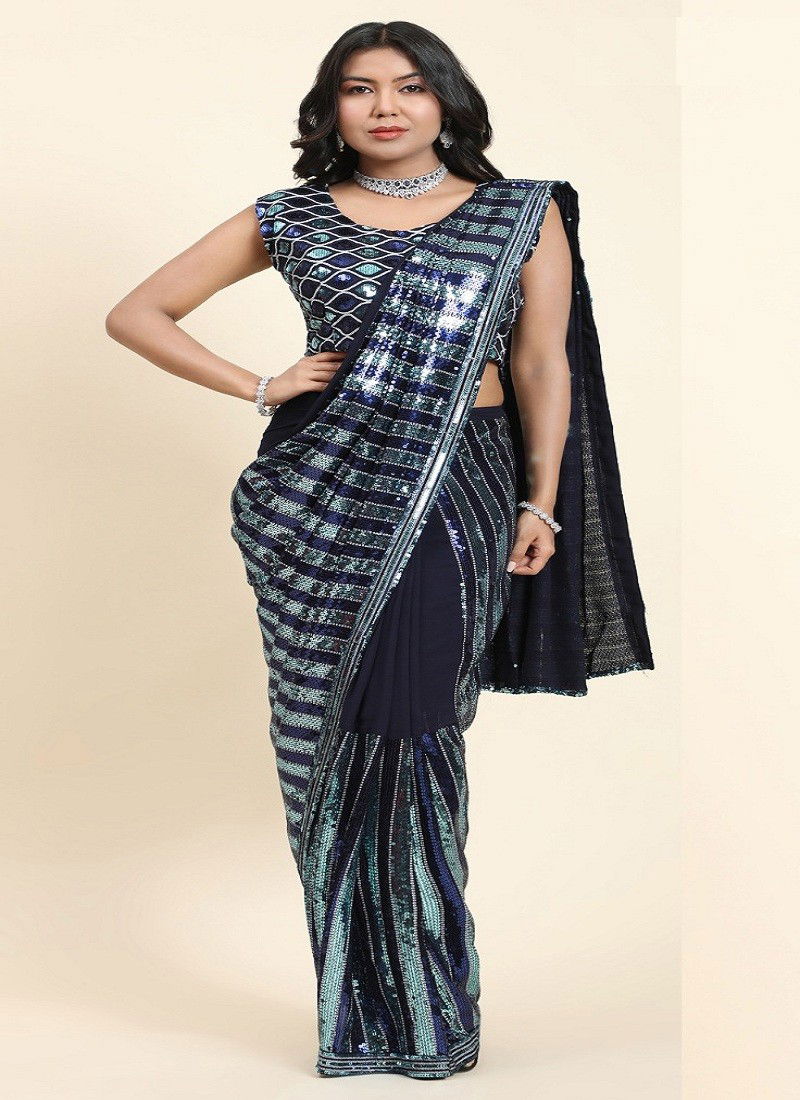 Amoha 254 Colors Party Wear Saree Catalog