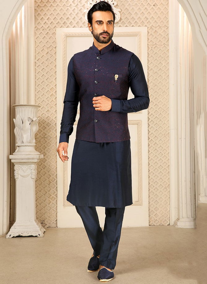 Ethnic Wear Exclusive Wholesale Kurta Pajama With Jacket Collection