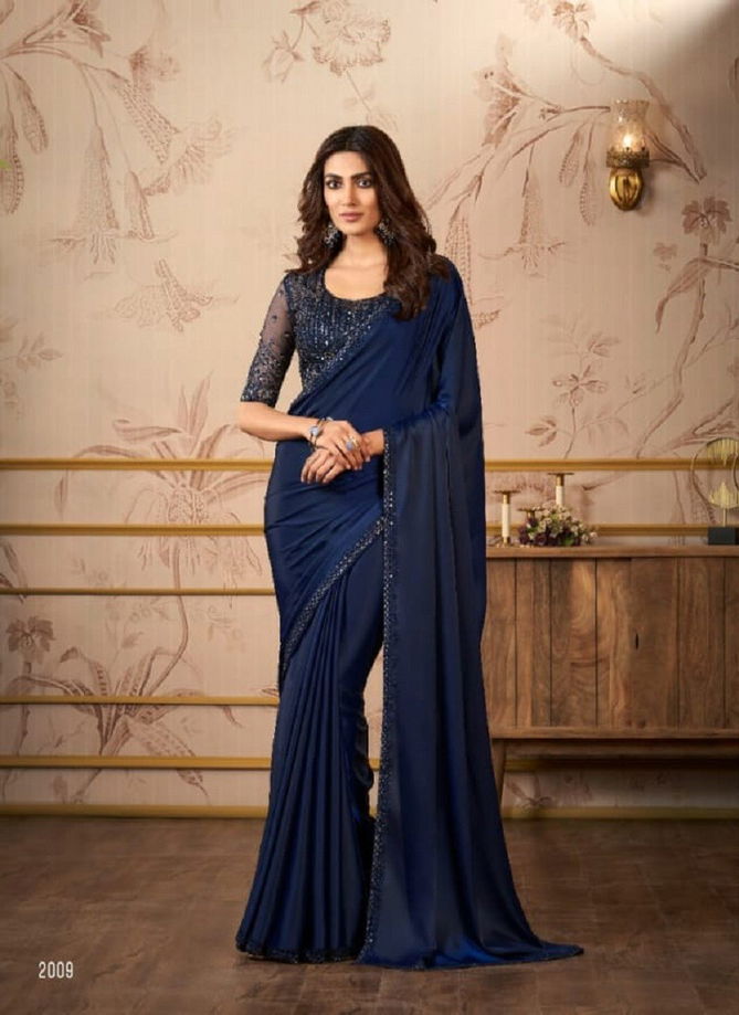 Kaina By Anmol Satin Organza Designer Saree Catalog