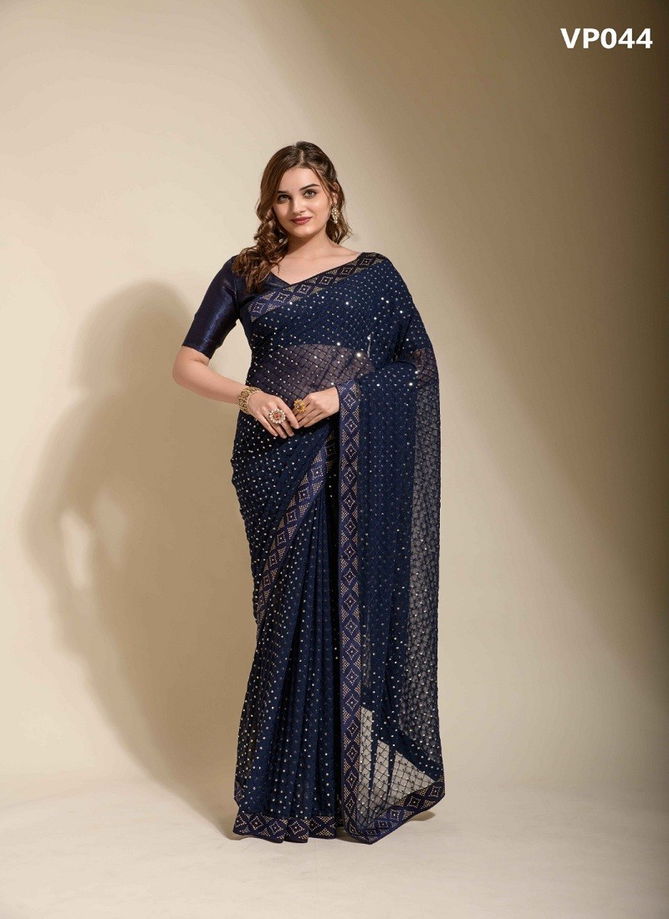 Koski Chokdi By Fashion Berry Soft Georgette Designer Saree Catalog