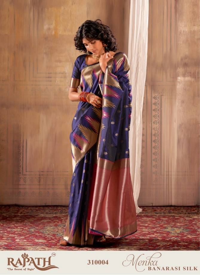 Menka Silk 310000 By Rajpath Banarasi Silk Occasion Saree Wholesale Shop In Surat