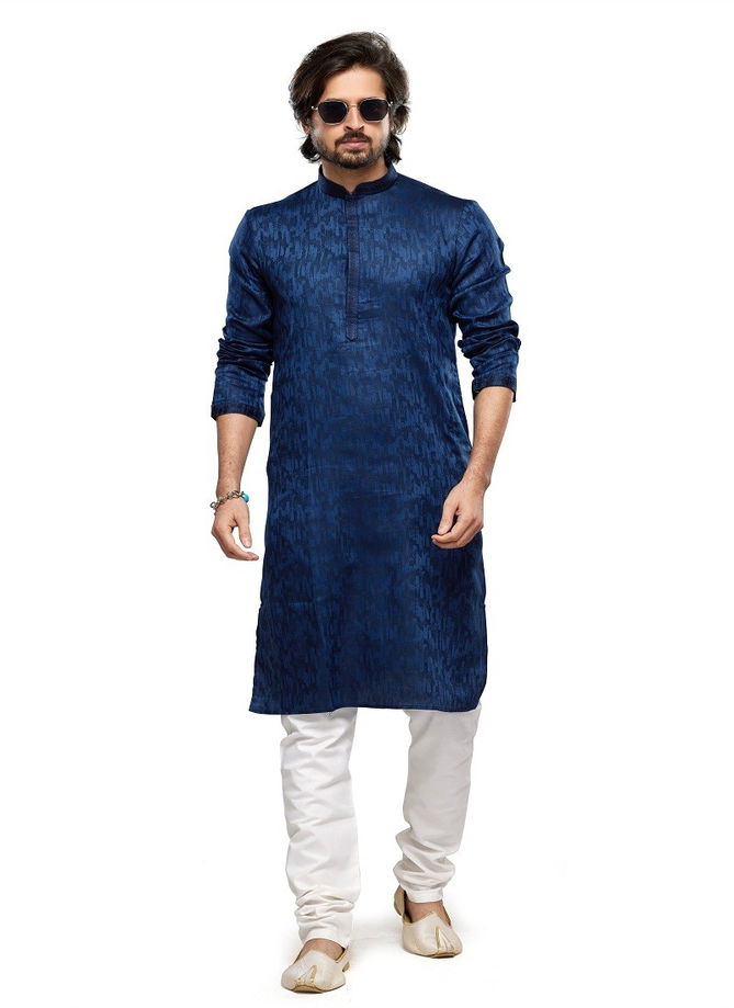 Occasion Mens Wear Designer Printed Stright Kurta Pajama Wholesale Shop In Surat