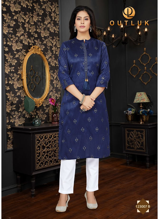 Outluk Vol 123 B Ladies kurti With Bottom Catalog