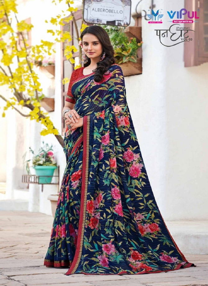 Panghat Vol 3 By Vipul Daily Wear Saree Catalog