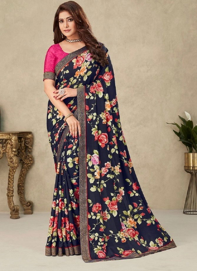 Samaira 3rd Edition By Ruchi Sarees Crepe Silk Casual Wear Designer Saree Catalog