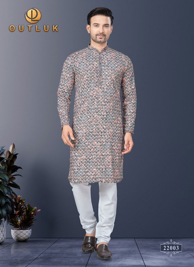 Outluk Wedding Collection Vol 22 Mens Kurta Pajama Suppliers In India