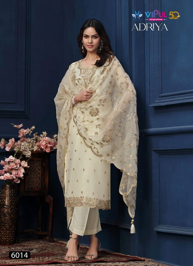 Adriya By Vipul Organza Chiffon Salwar Kameez Suppliers In India