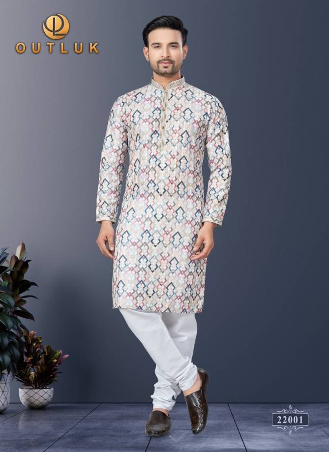 Outluk Wedding Collection Vol 22 Mens Kurta Pajama Suppliers In India