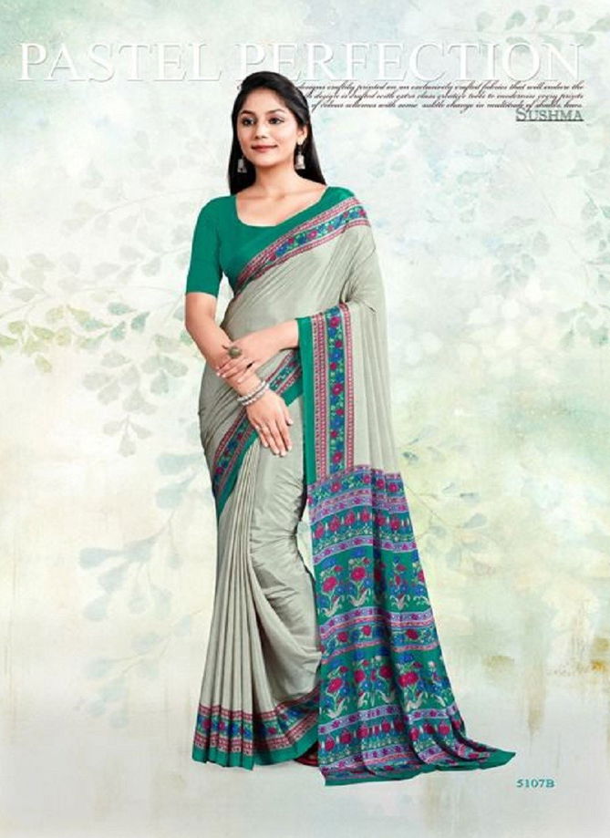 Set Stars 51 By Sushma Crepe Designer Saree Catalog