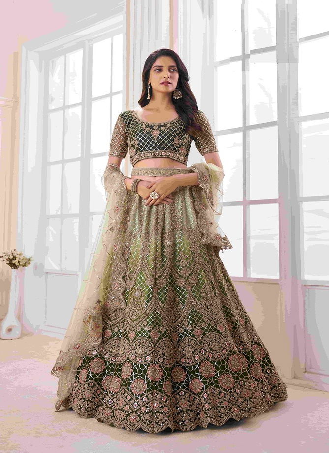 Arya Designs Volume 46 Bridal Lehenga Choli Catalog