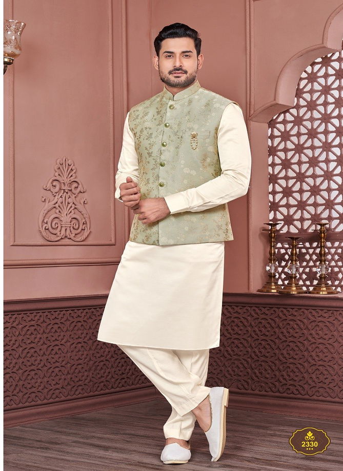 Wedding Wear Mens Modi Jacket Kurta Pajama Wholesale Price In Surat