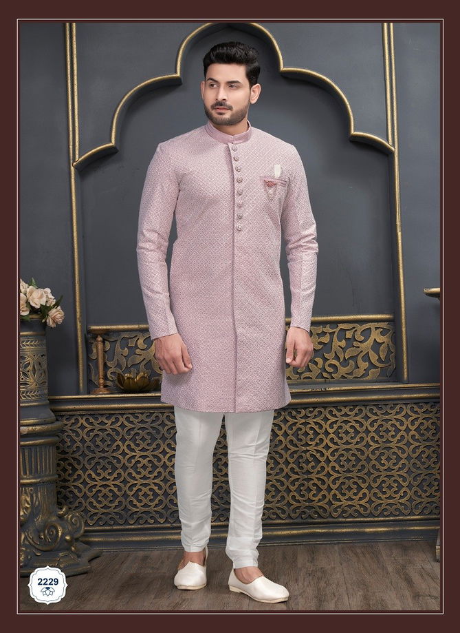 Wedding Wears Art Embroidered Silk Kurta Pajama Suppliers In Mumbai