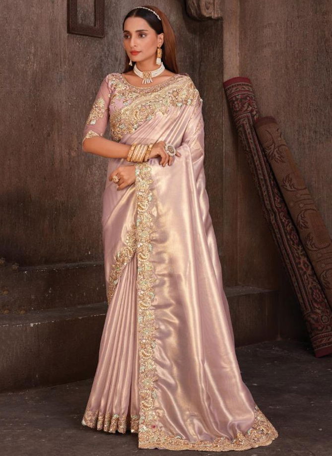 Onion Pink Colour 472 Colours Wholesale Designer Wedding Sarees Catalog 472 B