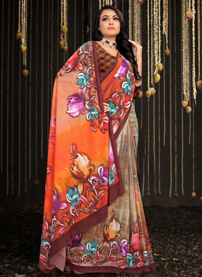 Rupali Printed Wholesale Daily Wear Sarees