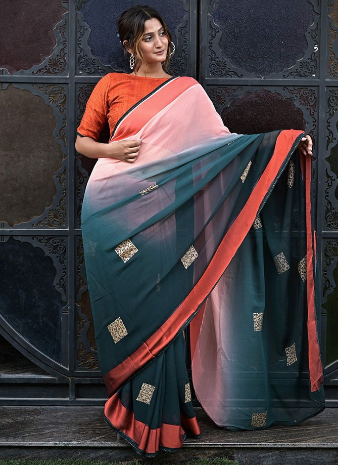 Nexus By Ashima 4001 To 4008 Georgette Sarees Catalog