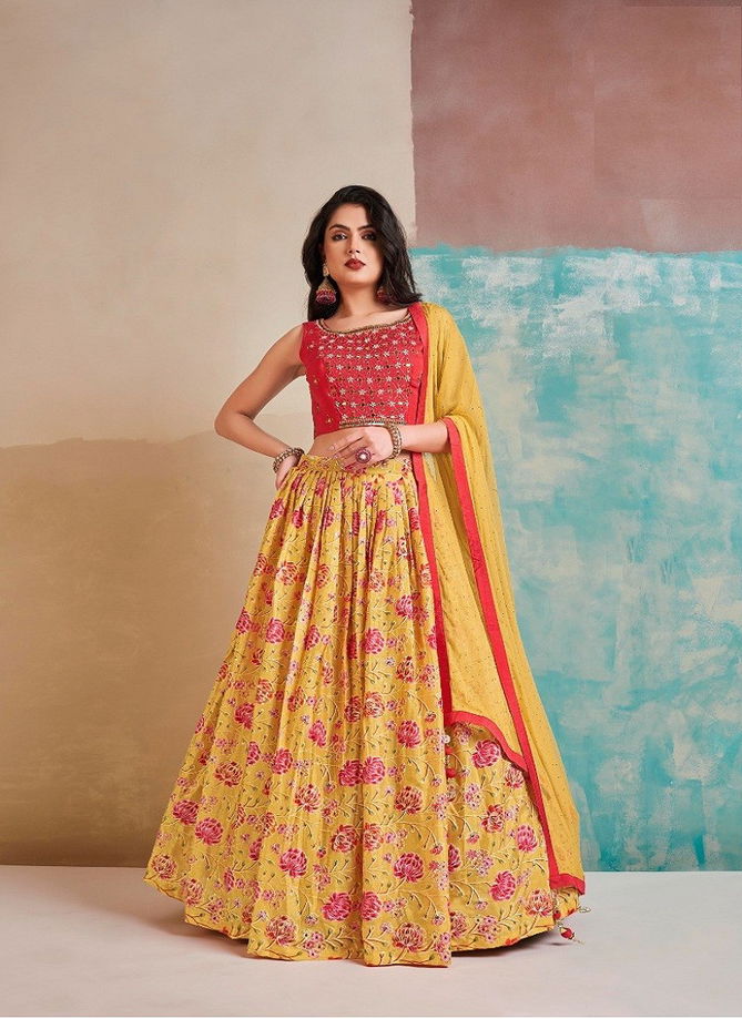 Floral Vol 6 By Arya Party Wear Lehenga Choli Catalog