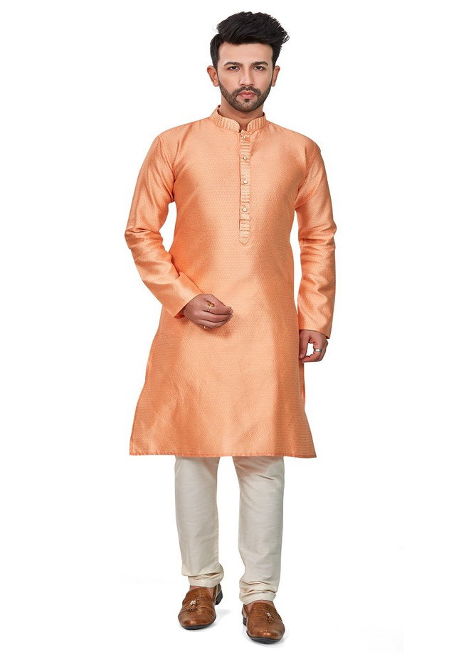 Orange Colour RFSK 009 Kurta Pajama Catalog 4