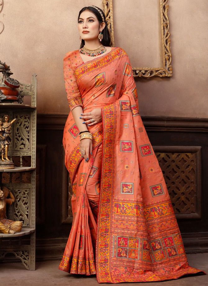 Rajwadi Silk Wholesale Ethnic Wear Silk Saree Catalog