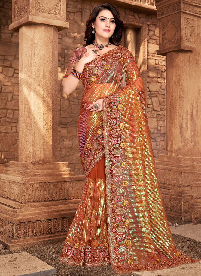 Samahita Designer Wholesale Party Wear Sarees Catalog