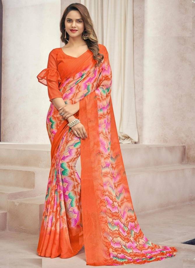 Star Chiffon 88th Edition By Ruchi Chiffon Saree Catalog