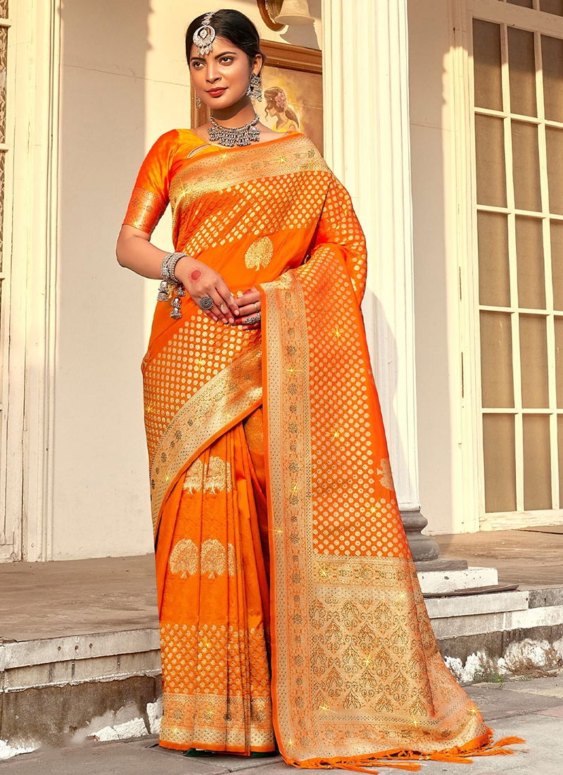 Varlaxmi Sangam Wedding Wear Wholesale Banarasi Silk Sarees Catalog