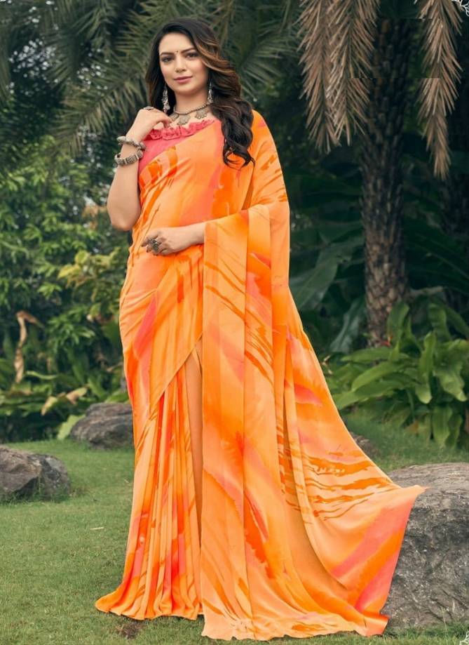 Ragaa Georgette Vol 4 By Ruchi Daily Wear Saree Catalog