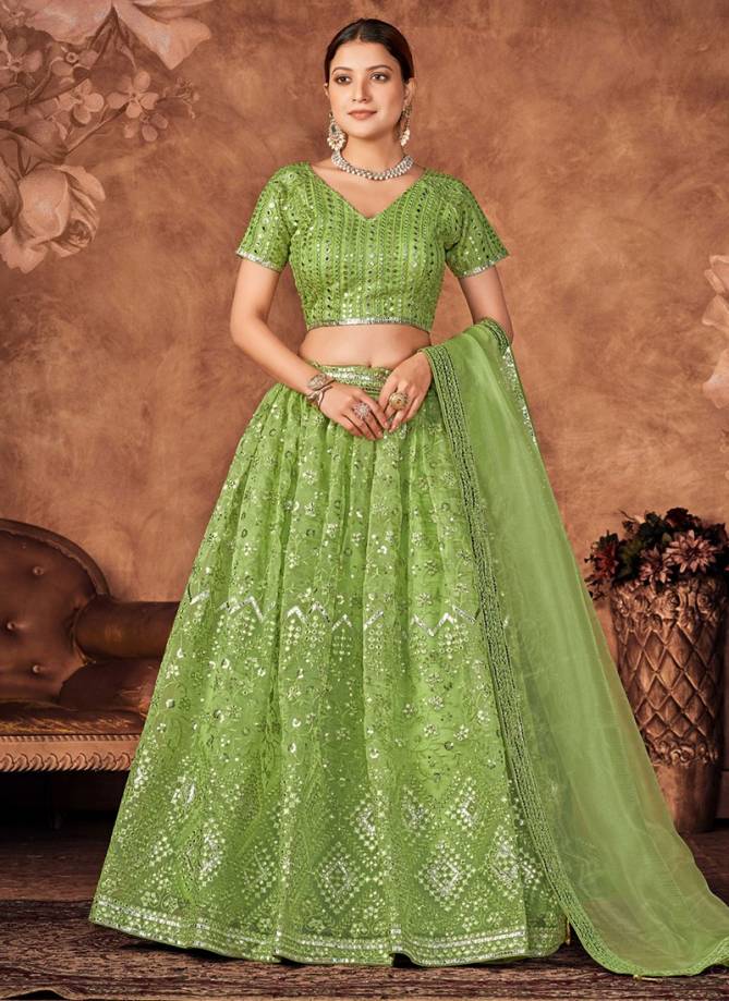 Aakrut Vol 4 Wholesale Designer Wedding Wear Lehenga Choli Catalog