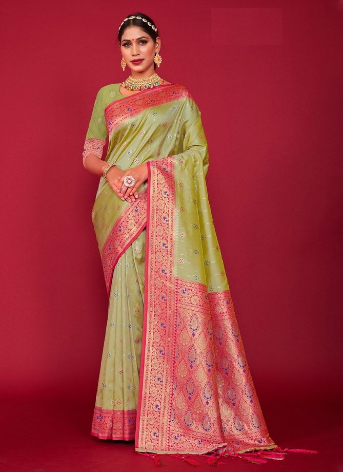 Lalpari By Sangam 14025 To 14030 Silk Sarees Catalog